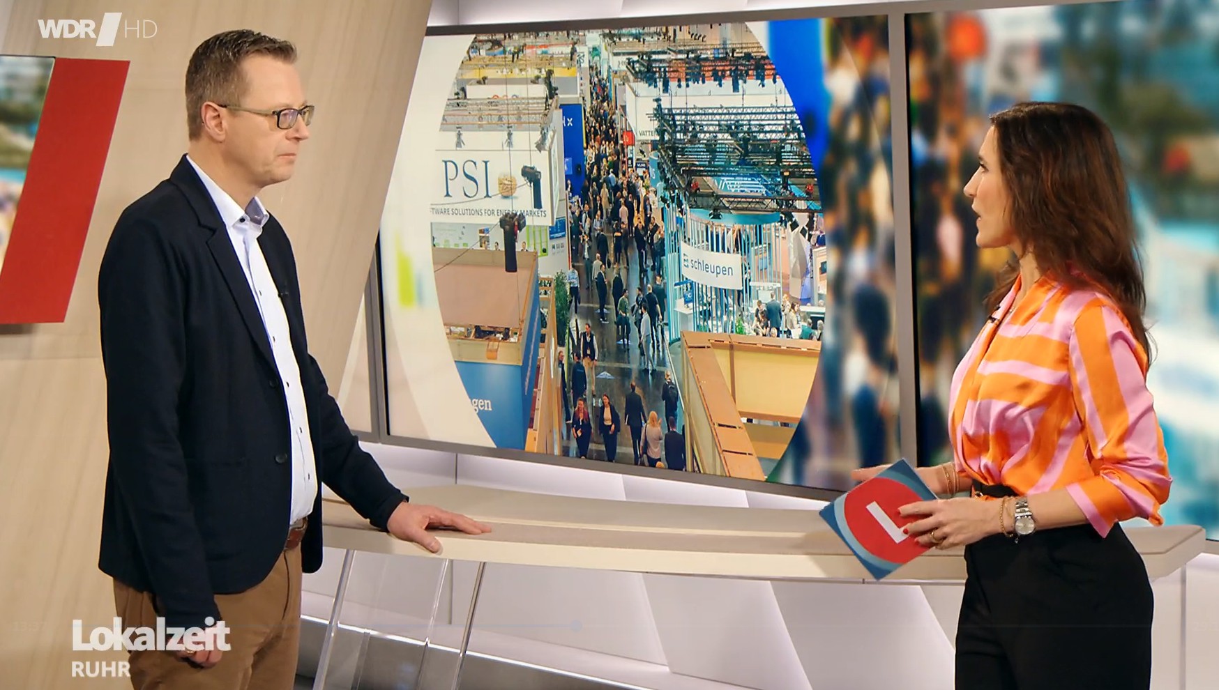 H2-netzwerk-ruhr Vorsitzender im Regional-TV